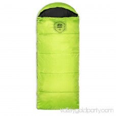 Lucky Bums Youth Muir Sleeping Bag 40°F/5°C with Digital Accessory Pocket and Carry Bag, Pink 568935281